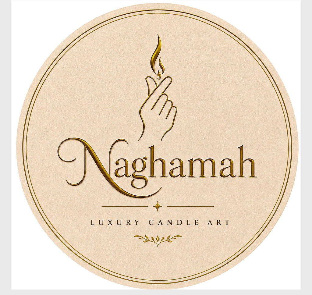 Naghamah Handmade Floral Candle